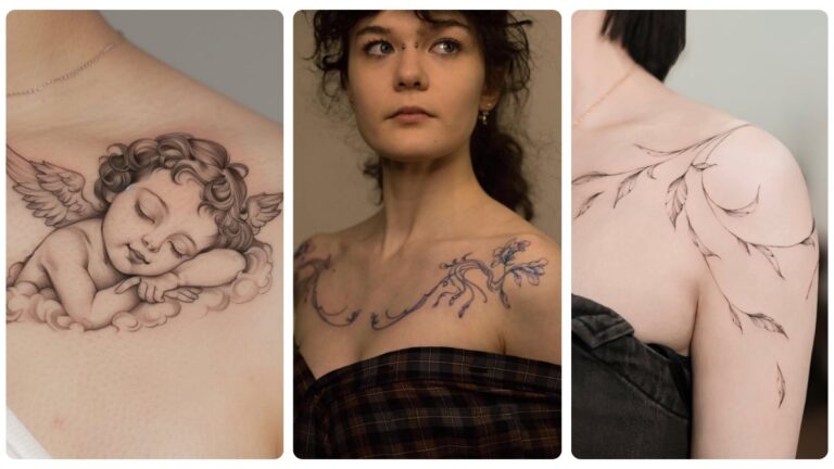 21 Stunning Collarbone Tattoo Designs That’ll Make You Want to Ink TODAY! For Men & Women