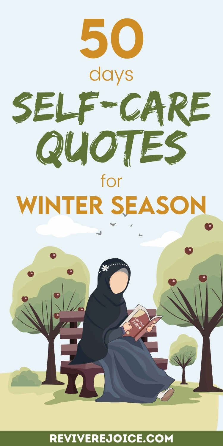 50 days self care quotes for winter season